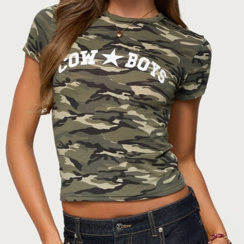 Camouflage Cowboys Edikted T-Shirt